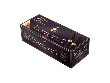 invictus black zigarettenhuelsen mit extra langem 24 mm filter 5 boxen 1 ve