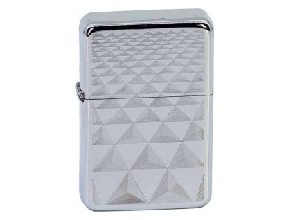 Benzínový zapalovač Remo Silver 02