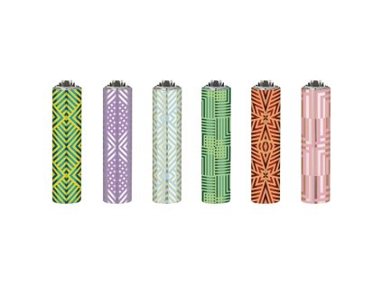 Plynový zapalovač CLIPPER METAL COVER SUMMER PATTERN