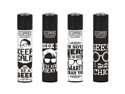 Zapalovač CLIPPER Large Nerd Sentences