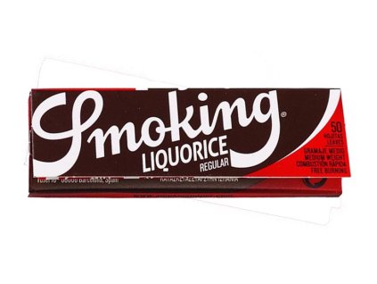 smoking liquorice kurzes zigarettenpapier regular 1 box 50 heftchen 1 ve~2