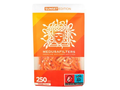 medusafilters sunset edition o 60 mm aktivkohlefilter 250er pack
