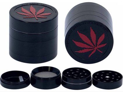 Drtička  4-dílná WEED RED ∅4cm