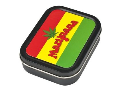 Hranatá krabička na tabák RASTA malá