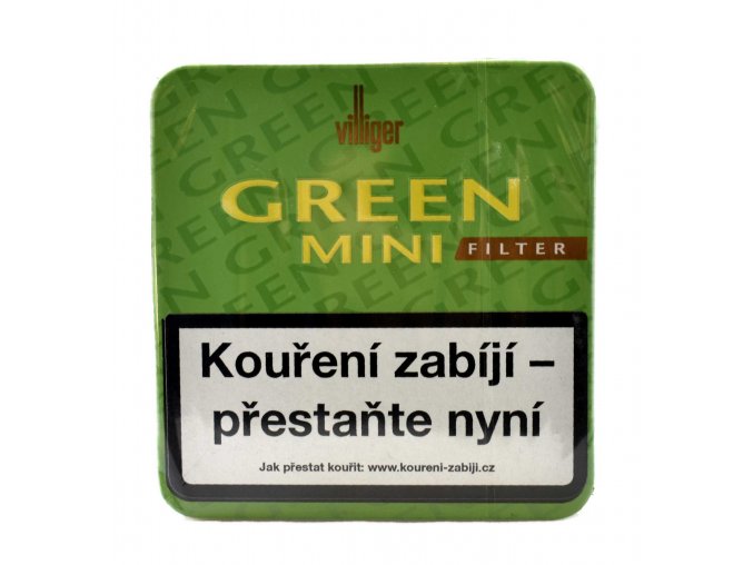 VILLIGER GREEN MINI filter 20 ks doprodej