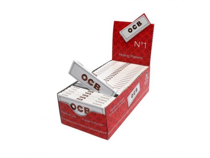 Box (50x) Cigaretové papírky OCB White No.1