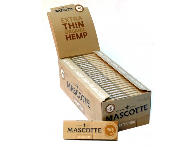 BOX (50x) Cigaretové papírky Mascotte Extra Thin Organic