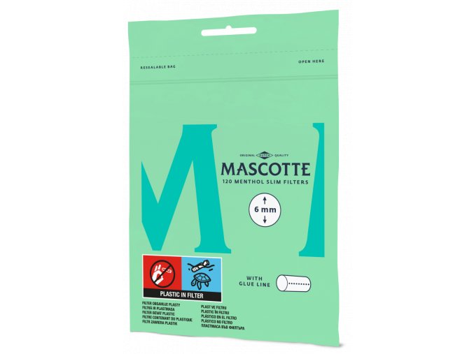 mascotte menthol slim filters 120