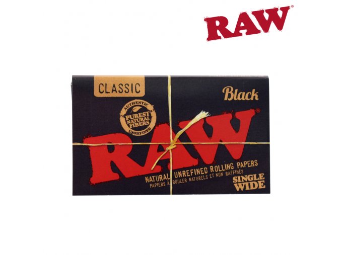 Papírky RAW Black SW Double