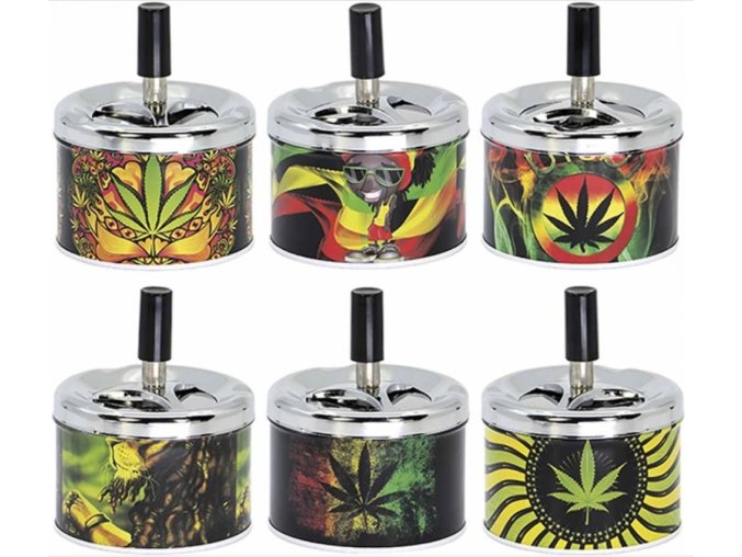 Samozhášecí popelník WEED ∅90mm