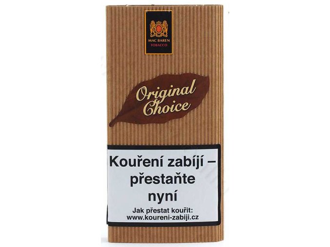 Dymkovy tabak MacBaren Original Choice 01