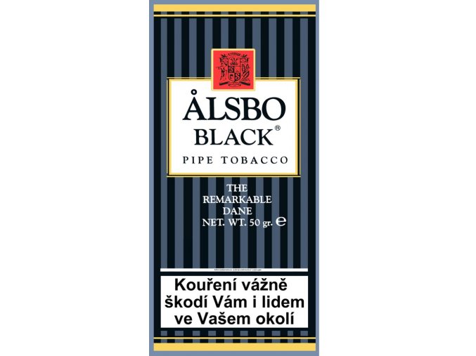 Dýmkový tabák Alsbo Black 40g