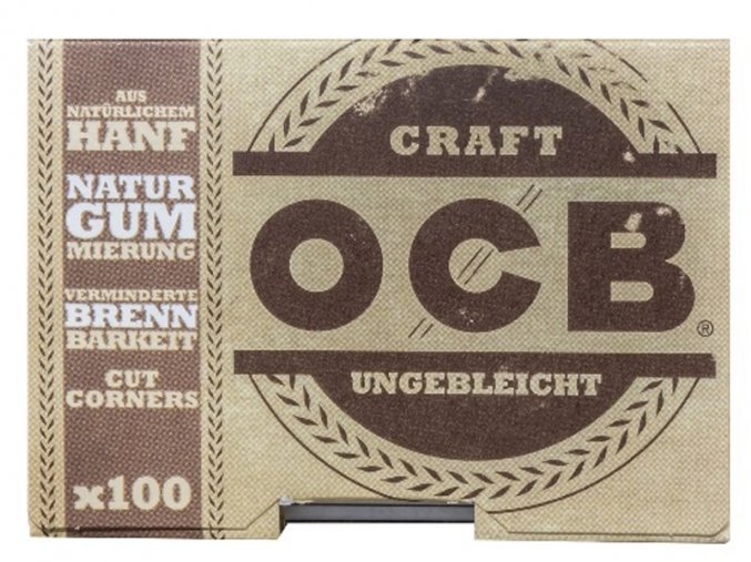 ocb kurz craft ungebleicht doppelt 25er box 100 blatt~2