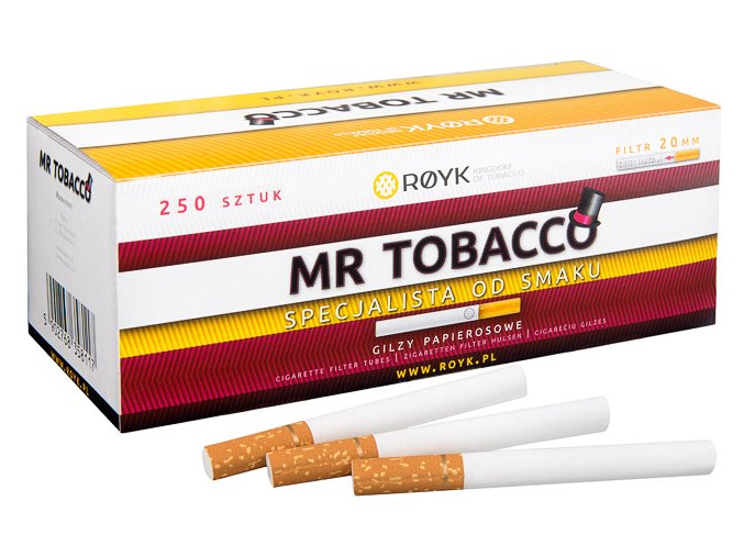 Dutinky Mr Tobacco 250ks - filtr 20mm