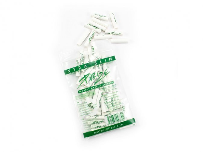 purize white 50er pack xtra slim size 59mm aktivkohlefilter