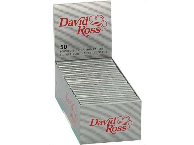 BOX (50x) Papírky David Ross Extra Thin