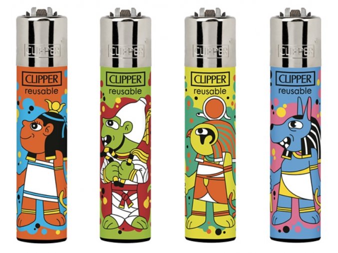 Zapalovač CLIPPER Large Ancient Gods