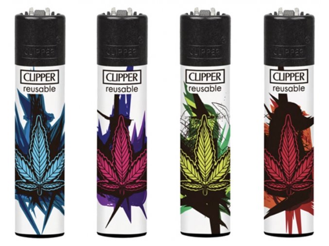 Zapalovač Clipper Large Artistic Leaves