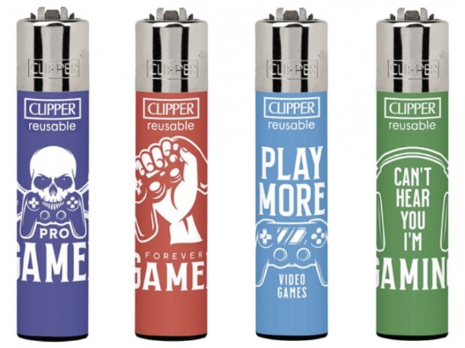 Zapalovač CLIPPER Large Gamer Forever