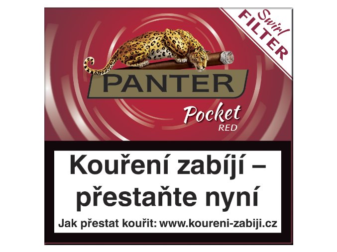 Panter Pocket Swirl Red Filter 10ks