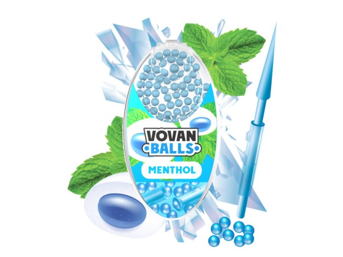 vovan aromaballs menthol 1 packung mit 100 kugeln
