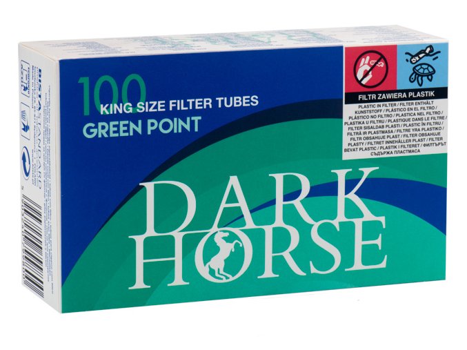 Dutinky s kapslí DARK HORSE Green Point Menthol 100ks