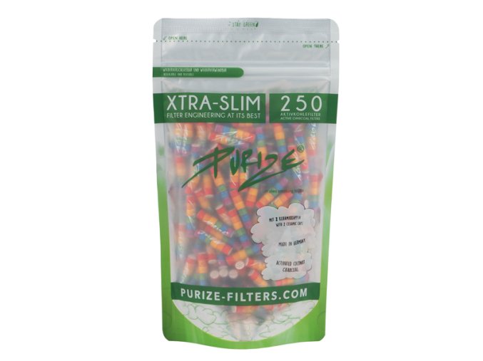 purize we love diversity 250er vorratsbeutel 250 xtra slim size o 59 mm aktivkohlefilter