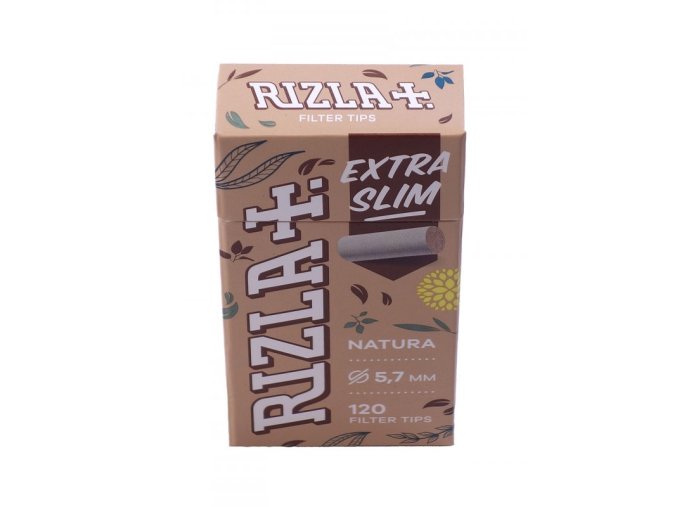 rizla filtersticks extra slim natura 57 mm durchmesser 1 display 20 packungen 1 ve~2