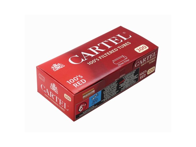 cartel filterhuelsen 100 mm red extra lange huelsen mit extra langem filter 5 boxen 1 ve 1