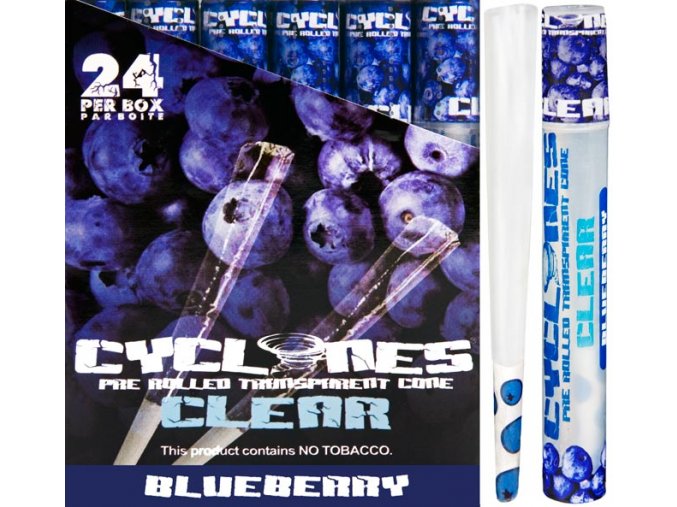 Cyclones Clear Blueberry 1ks