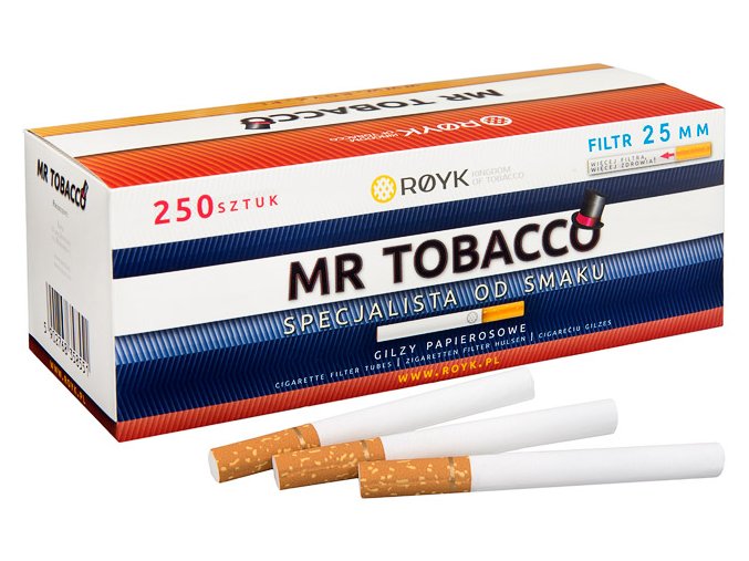 Dutinky Mr Tobacco 250ks - filtr 25mm