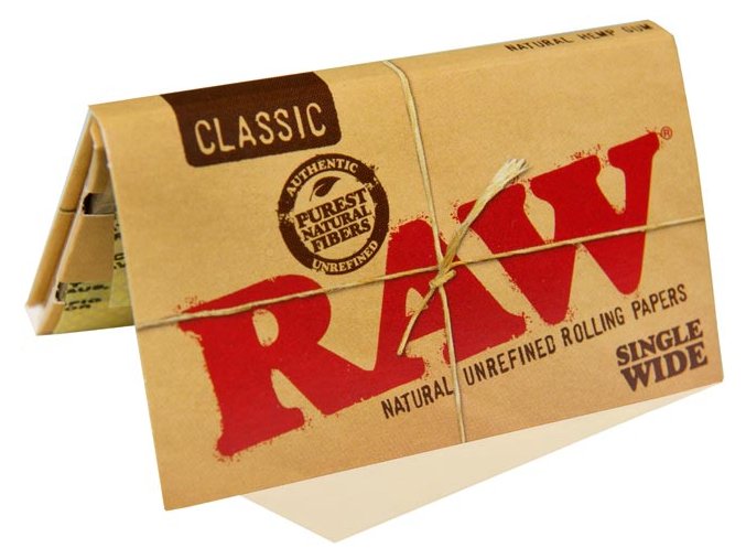 Papírky RAW Classic Single Wide Double