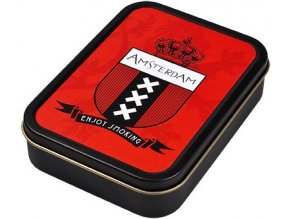 Hranatá krabička na tabák AMSTERDAM 2 (8 x 11 cm)