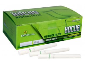 Bílé dutinky HOCUS MENTHOL 200ks