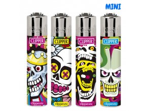 4t mini clipper fluo skulls 2 exp 40 encendedores 8 sin cargo