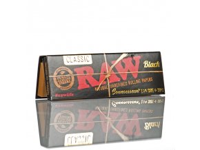 Papírky RAW Black Connoisseur 1 1/4 + filtry