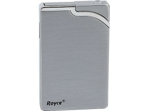 Tryskový Zapalovač Royce Silver Slim