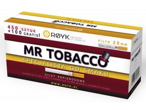 Dutinky Mr Tobacco 550ks - filtr 20mm