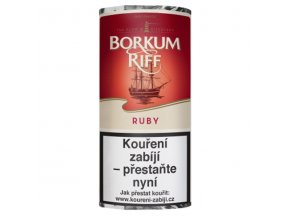 Dýmkový tabák Borkum RIFF RUBY 40g (MOC 350,-)