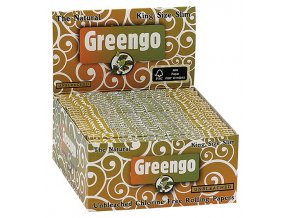 BOX (50x) Cigaretové papírky GREENGO KS Slim