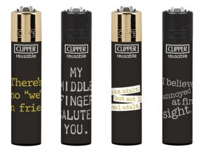 Zapalovač Clipper Large Annoying Quotes