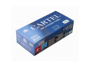 cartel filterhuelsen 100 mm blue extra lange huelsen mit extra langem filter 5 boxen 1 ve