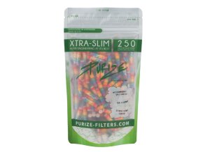 purize we love diversity 250er vorratsbeutel 250 xtra slim size o 59 mm aktivkohlefilter