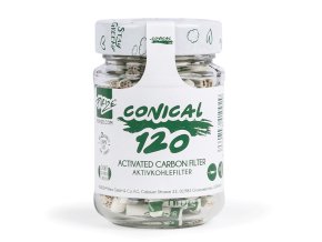 purize conical xtra slim size 120 aktivkohlefilter im glas