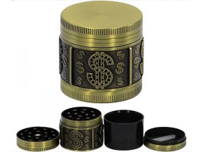 Drtička 4-dílná Dolars Gold ∅4cm