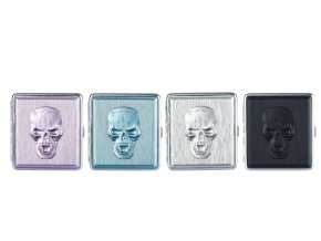 zigarettenetui skull fuer 20 zig mit gummiband 4 fach sortiert 12er display~2