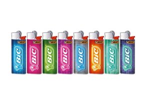 bic mini j25 reibrad feuerzeuge bic logo 50er display