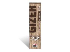 gizeh brown king size slim tips 26 hefte je 34 blatt 34 tips~3