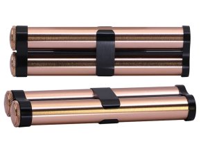 Pouzdro na 2 doutníky ø24mm zlaté