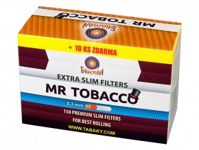 Extra Slim Filtry  MR TOBACCO 150+10ks